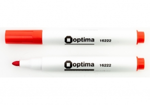 Маркер для дошок OPTIMA 2-3 мм, червоний O16222
