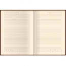 Діловий записник  А6,тиснення,Візерунок,коричневий OPTIMA O20385-07