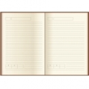 Деловая записная книжка А6, тиснение "узор-ромб", Vivella, Мягкая обложка, кремовый блок, фисташковы OPTIMA O20804-67