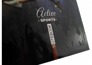 Блокнот "Sports" А5, шитье на нитку, 80 листов, полноцветная обложка OPTIMA O20847-01