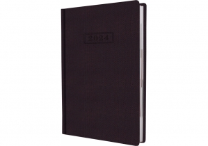 Дневник датированный, SQUARE, т.-коричневый, А5, без поролона OPTIMA O25204-43