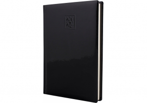 Дневник датированный, VIVELLA LAK, черный, кремовый блок, А5 OPTIMA O25280-01
