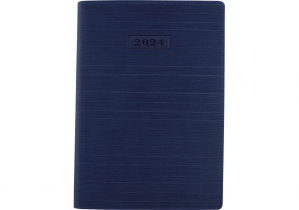 Щоденник датований, STRIPE, синій, А5, м'яка обкладинка  OPTIMA O25285-02