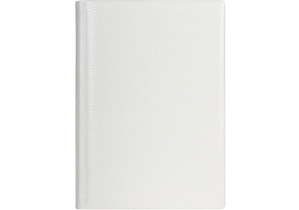 Дневник недатированный, ARMONIA, А5, кремовый блок, линия, белый металлик OPTIMA O25408-14