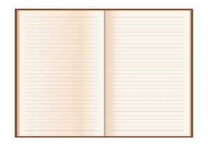 Дневник недатированный, MINK, А5, кремовый блок, линия, синий OPTIMA O25470-02