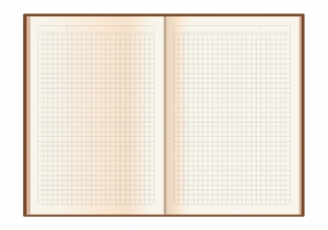 Дневник недатированный, NUBUCK, А5, кремовый блок, клетка, светло-коричневый OPTIMA O25472-42