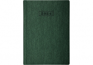 Щоденник датований, TWEED, зелений,  А5 OPTIMA O26126-04