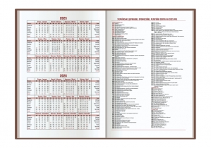 Дневник датированный комбинированными материалами, А5 OPTIMA O26146