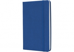 Деловая записная книжка MAGIC, А5, твердая обложка, резинка, белый блок клеточка, синий OPTIMA O27102-02