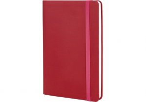 Деловая записная книжка VIVELLA, А5, Мягкая обложка, резинка, белый блок линия, красный OPTIMA O27104-03