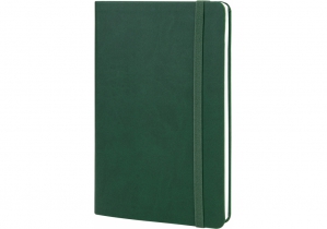 Деловая записная книжка VIVELLA, А5, Мягкая обложка, резинка, белый блок линия, зеленый OPTIMA O27104-04
