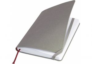 Деловая записная книжка VIVELLA, А5, Мягкая обложка, резинка, белый блок линия, серый OPTIMA O27104-10