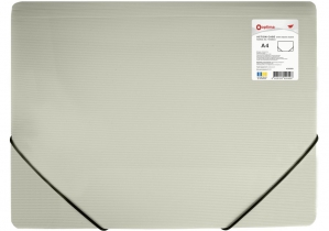 Папка на гумках, А4, OPTIMA, 500 мкм, фактура "СМУГА", асорті O30699