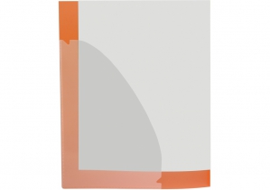 Папка А4 с 10 файлами Optima "FLEX", оранжевая O32121-06