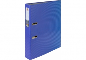 Папка-реєстратор A4 Optima 50мм з друкованою обкладинкою, синьо-фіолетова O35441