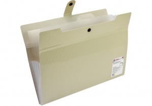 Папка з розширенням, А4, OPTIMA, 600 мкм, фактура "СМУГА", асорті O35546