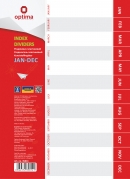 Разделитель листов А4 Economix, пластик, 6 разделов, цветной ECONOMIX O35814