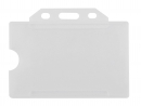 Бейдж горизонтальний Optima, PP+PVC, 85х54 мм O45621