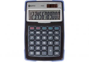 Калькулятор настільний Optima 12 розрядів, водонепроникний, розмір 156*103*38 мм O75532