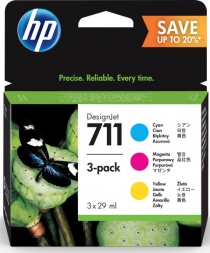 Картридж HP No.711 DesignJet 120/520 CYM (3*28ml) Потрійна упаковка P2V32A