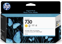 Картридж HP No.730 DesignJet T1600/T1700/T2600 Yellow 130ml P2V64A