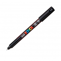 Маркер uni POSCA, 0,7мм, чорний Uni PC-1MR BLACK(N)