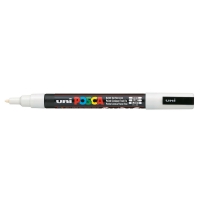 Маркер uni POSCA 0.9-1.3 мм, белый Uni PC-3M.White