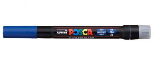 Маркер uni POSCA, 1-10мм, синій Uni PCF-350 BLUE