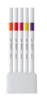 Лайнер uni EMOTT 0.4мм fine line, Passion Color, 5 кольорів Uni PEM-SY/5C.02PC