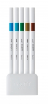 Лайнер uni EMOTT 0.4мм fine line, Island Color, 5 цветов Uni PEM-SY/5C.04IC