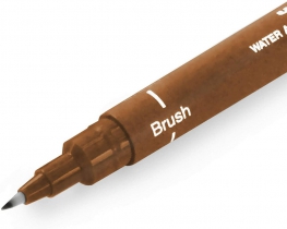 Лайнер браш Uni PIN Brush FINE LINE, сепія PINBR-200(S) SEPIA