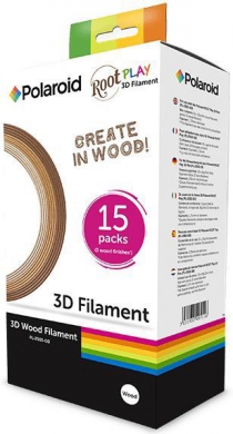 Картридж для 3D ручки Polaroid PCL, 1.75мм, нитка, 15шт, коричневий PL-2501-00