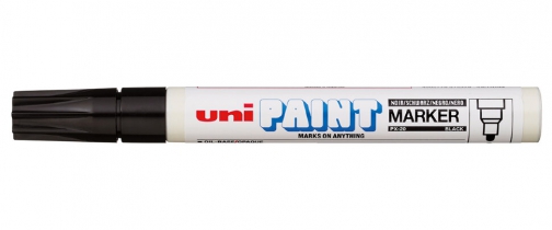 Маркер uni PAINT 2,2-2,8мм, чорний Uni PX-20(L) BLACK