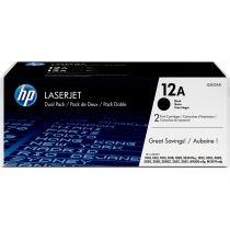 Картридж HP 12A LJ P1010/1012/1015/1020/M3015/3020/3050/M1005/M1319 Black (2*2000 стр) Двойная упаковка Q2612AF