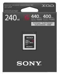 Карта памяти Sony XQD 240GB G Series R440MB/s W400MB/s QDG240F