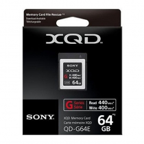 Карта памяти XQD Sony 64GB G Series R440MB/s W400MB/s QDG64F.SYM