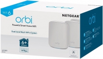 WiFi-система NETGEAR RBK353 AX1800 WiFi 6, MESH, 3xGE LAN, 1xGE WAN, бел. цв. (3шт.) RBK353-100EUS
