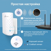 Повторитель Wi-Fi сигнала TP-LINK RE190 AC750 OneMesh