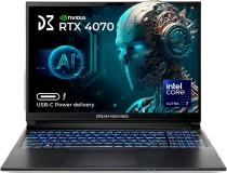 Ноутбук Dream Machines RG4070-16 16FHD+ IPS, Intel U7-155H, 32GB, F1TB, NVD4070-8, DOS, черный RG4070-16UA26