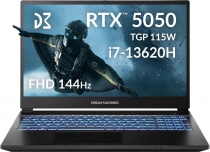 Ноутбук Dream Machines RG5050-15 15.6FHD IPS, Intel i7-13620H, 32GB, F1TB, NVD5050-8, DOS, черный RG5050-15UA29