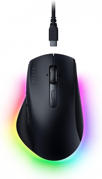 Миша Razer Pro Click V2, RGB, USB-A/WL/BT, чорний RZ01-03900100-R3M1