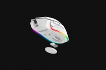 Миша Razer Basilisk V3 Pro, RGB, USB-A/WL/BT, білий RZ01-04620200-R3G1