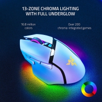 Миша Razer Basilisk V3 Pro, RGB, USB-A/WL/BT, білий RZ01-04620200-R3G1