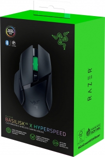 Миша Razer Basilisk V3 X HyperSpeed, RGB, WL/BT, чорний RZ01-04870100-R3G1