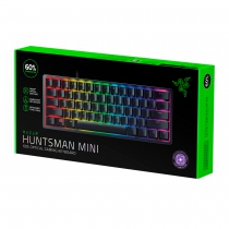 Клавіатура ігрова Razer Huntsman Mini Purple Switch USB RU RGB, Black RZ03-03391500-R3R1