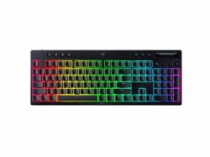 Клавиатура механическая Razer BlackWidow V4 Low-profile HyperSpeed, 104key, Green Switch, USB-A/WL/BT, EN, RGB, чёрный RZ03-05270100-R3M1