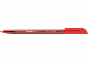 Ручка масляна SCHNEIDER VIZZ F 0,5 мм, пише червоним S102102
