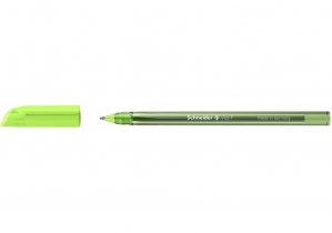 Ручка масляна SCHNEIDER VIZZ F 0,5 мм, пише світло-зеленим S102111