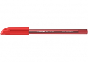 Ручка масляная SCHNEIDER VIZZ M 0,7 мм, пишет красным S102202