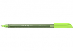 Ручка масляна SCHNEIDER VIZZ M 0,7 мм, пише світло-зеленим S102211